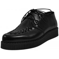 Creepers in pelle modello  a punta
