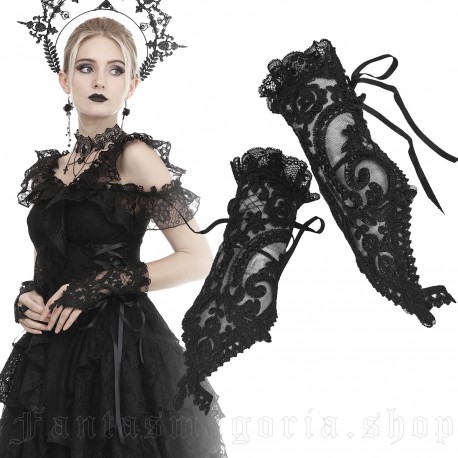 Maniche in pizzo macramè
