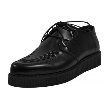 Creepers in pelle modello  a punta