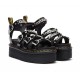 Dr Martens sandalo con zeppa modello Quad  Chain Blaire