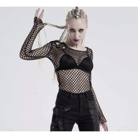 Maglia  a rete con fibbiette