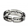 Anello in acciaio con lamette