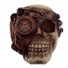 Teschio steampunk in resina