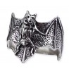 Anello  in metallo con pipistrello