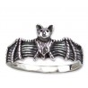 Anello in argento pipistrello