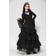 Maglia con colletto alto in pizzo