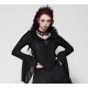 Maglia con colletto alto in pizzo