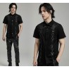 Camicia in cotone con triangoli in metallo