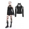 Maglia con retina e bondage