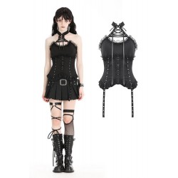 Top con corsettatura