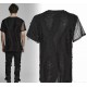 Maglia con rete e tagli 