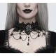 Collarino in pizzo con pendente 