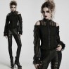 Camicia con maniche  aperte su spalle