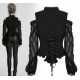 Camicia con maniche  aperte su spalle