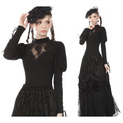 Maglia con maniche a sbuffo